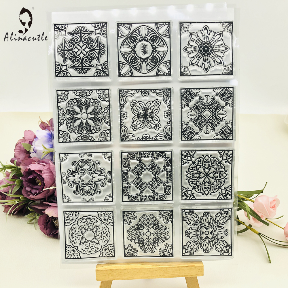 Alinacutle CLEAR STAMPS Vintag - Ceramic Tile Blank บทวิจารณ์และราคา