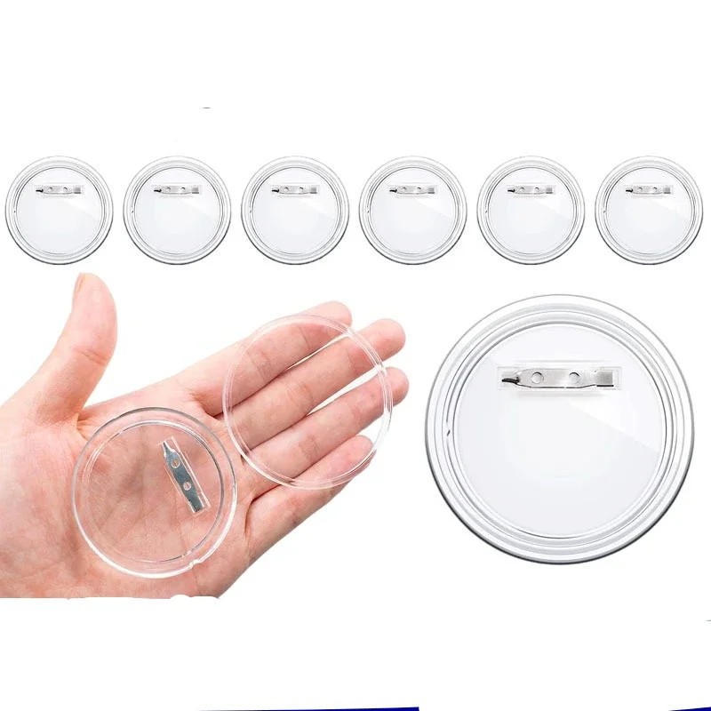 30pcs acrylic blank badge pin  - Button Badge Blank บทวิจารณ์และราคา