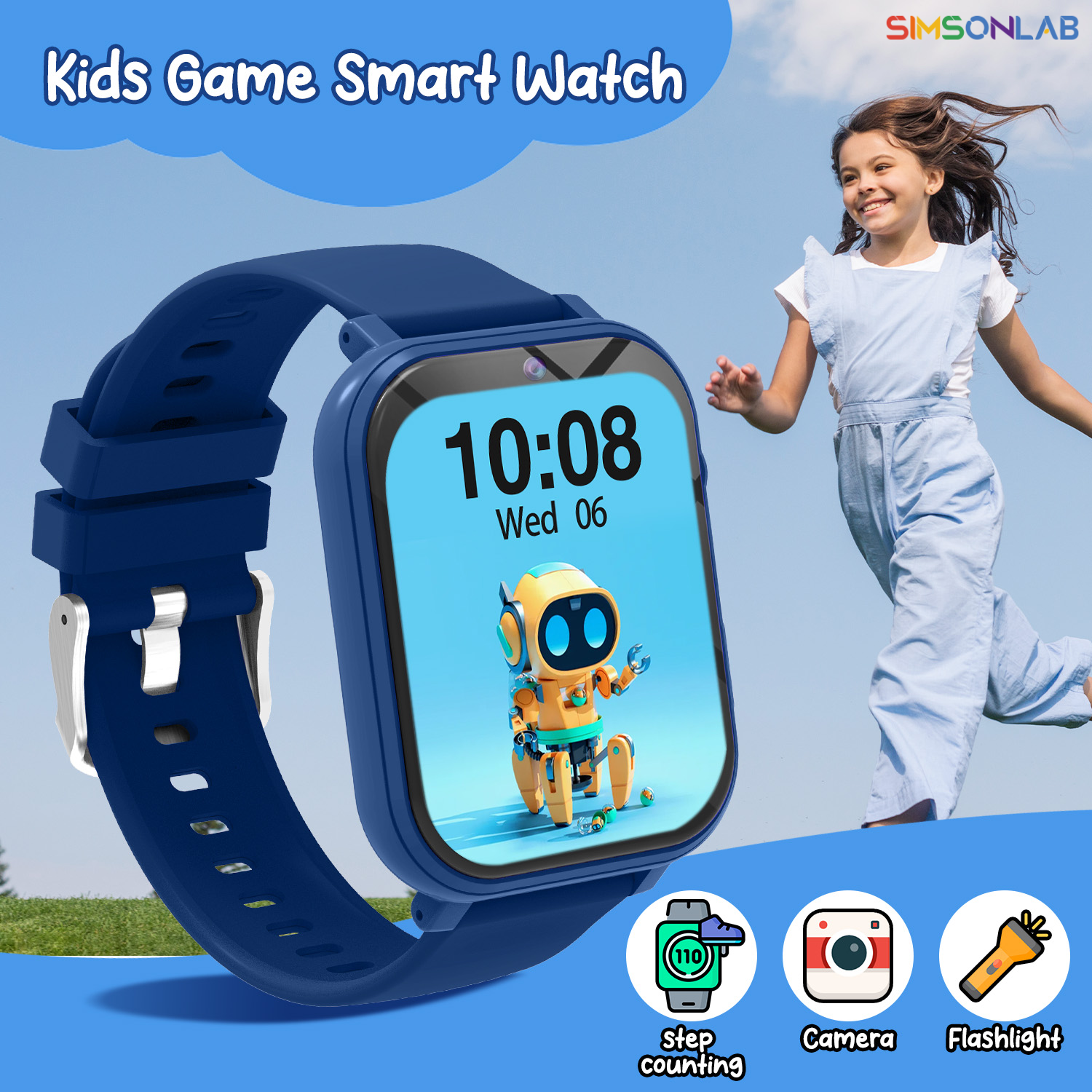 Kids Smart Watch Games Camera  - Door Mat Blank บทวิจารณ์และราคา