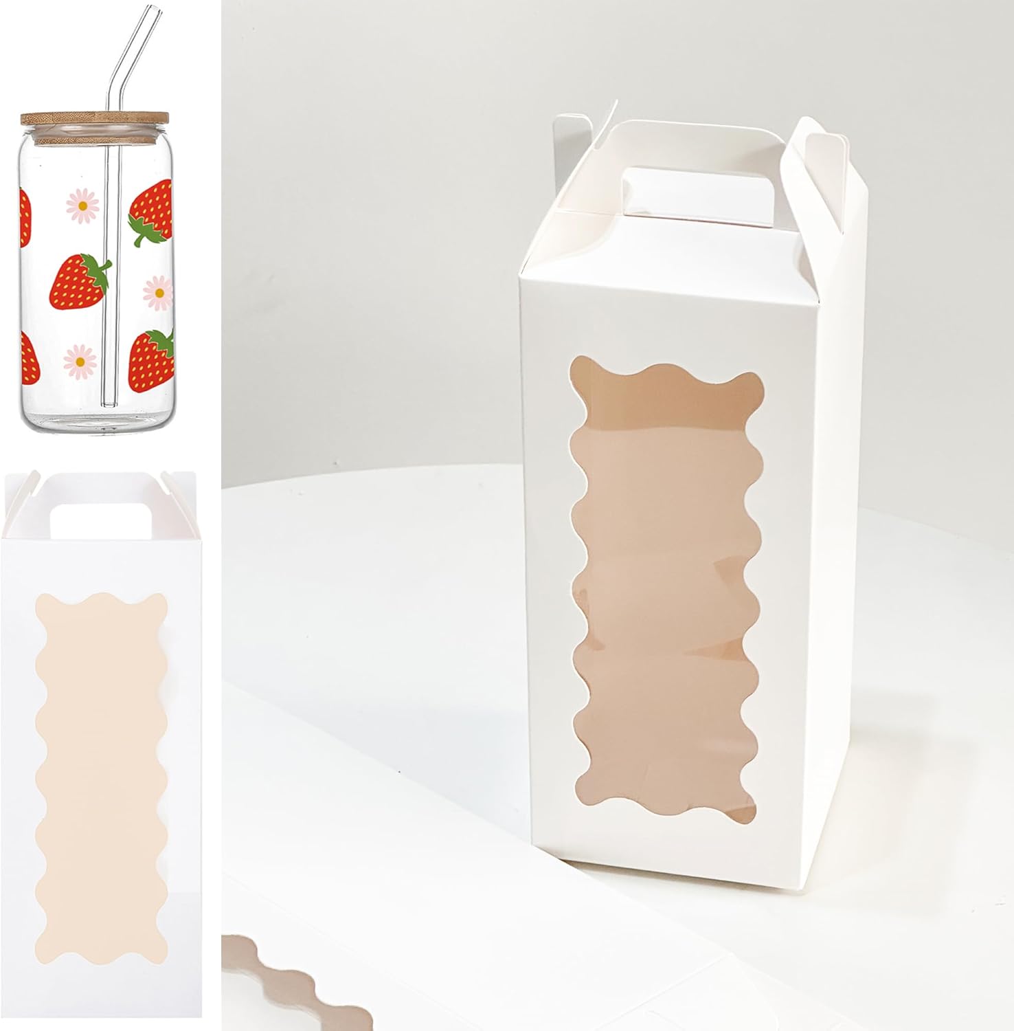 25 Pack Tumbler Gift Boxes wit - Tumbler 20Oz White บทวิจารณ์และราคา