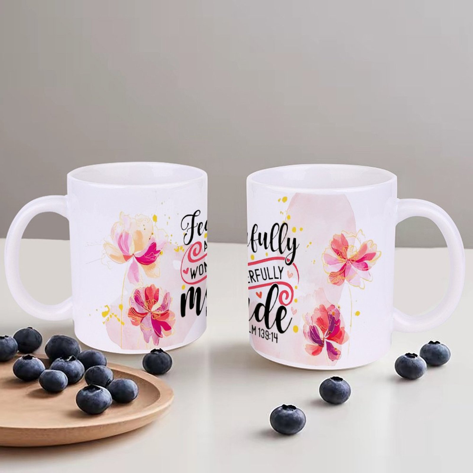 Fearfully And Wonderfully Made - Sublimation Mug White บทวิจารณ์และราคา