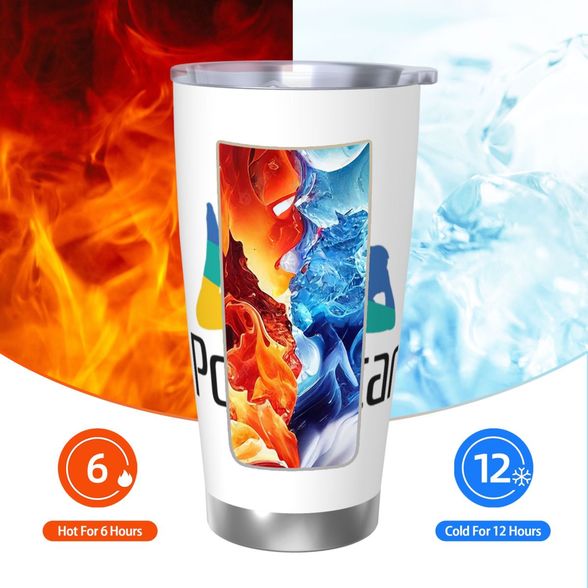 Ps Pron Star White Stainless S - Tumbler 20Oz White บทวิจารณ์และราคา