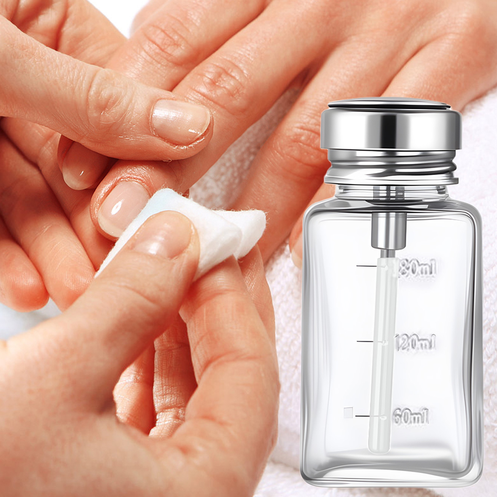180ml Nail Glass Bottle Press  - Water Bottle Blank บทวิจารณ์และราคา