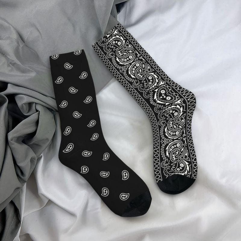 Custom Print Black And White P - Bandana Blank White บทวิจารณ์และราคา