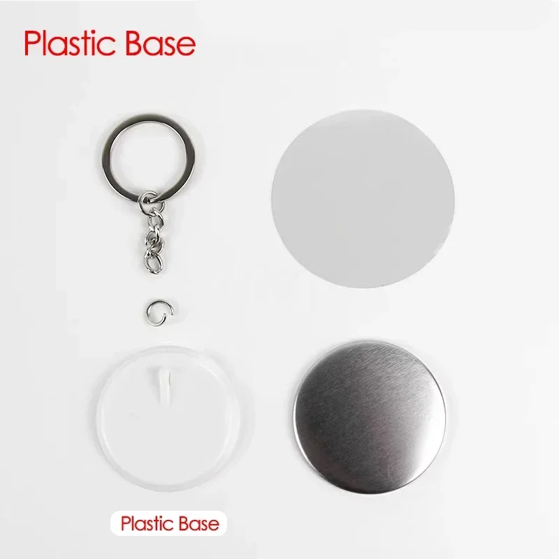 100PCS 44mm 58mm Keychains Bad - Button Badge Blank บทวิจารณ์และราคา
