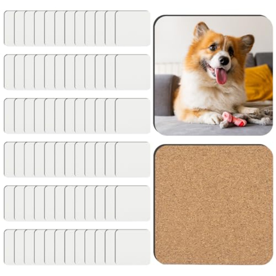 PCS Sublimation Coasters Blank - Coaster Sublimation Blank บทวิจารณ์และราคา