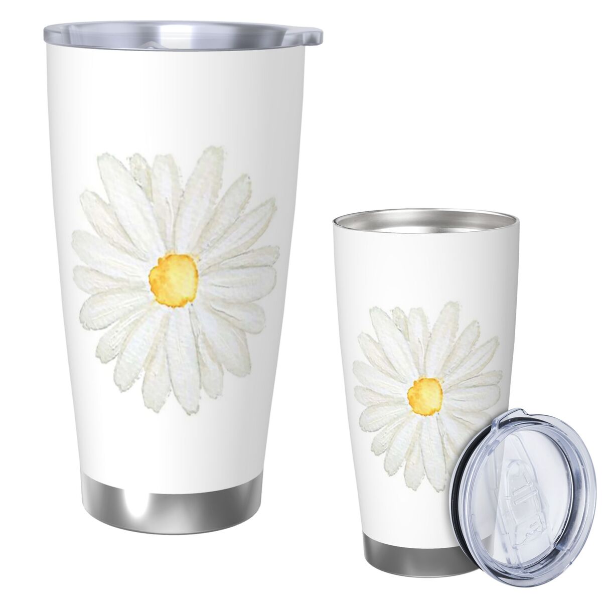 Hand Painted One Little White  - Tumbler 20Oz White บทวิจารณ์และราคา