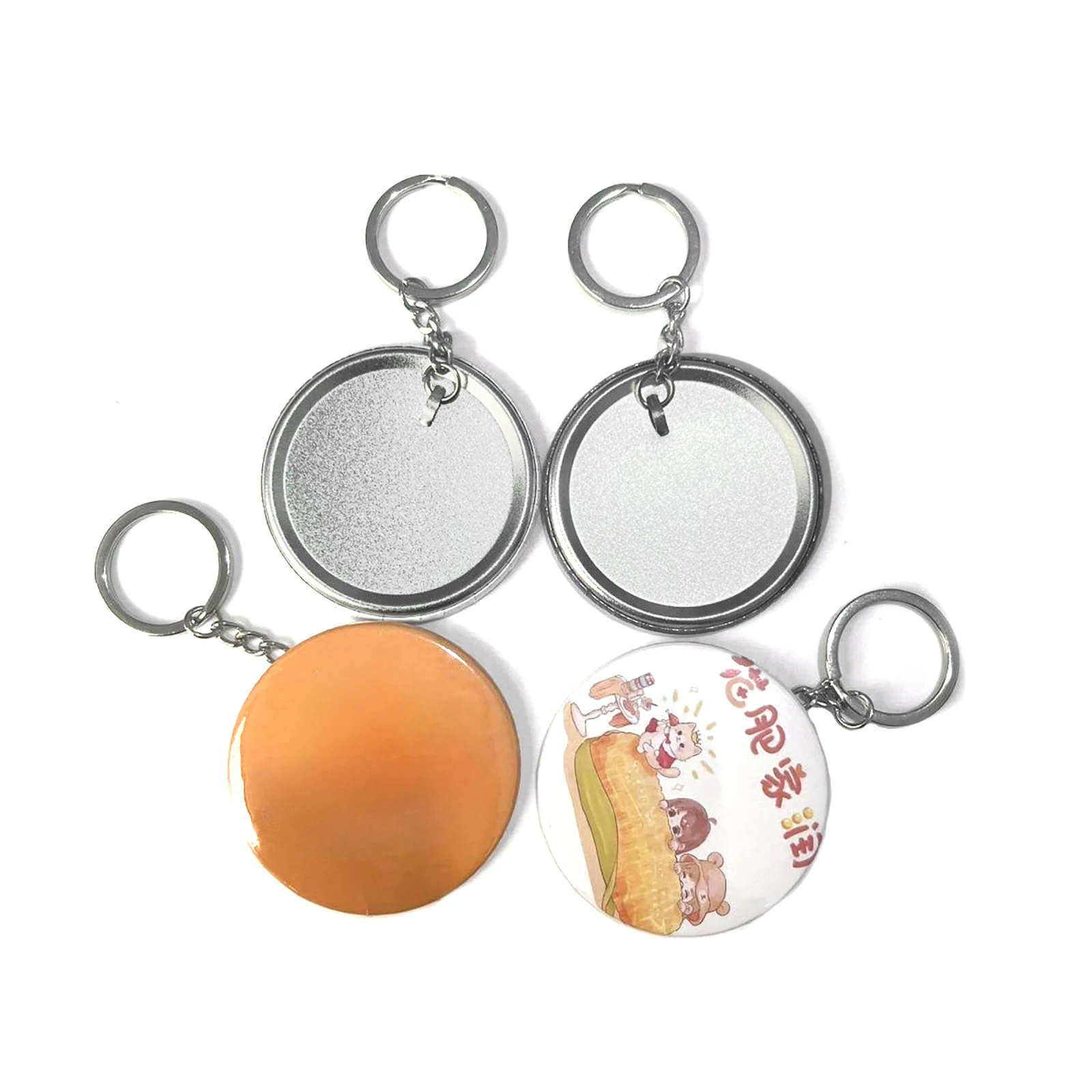 100PCS 44MM 58MM Plastic Metal - Button Badge Blank บทวิจารณ์และราคา