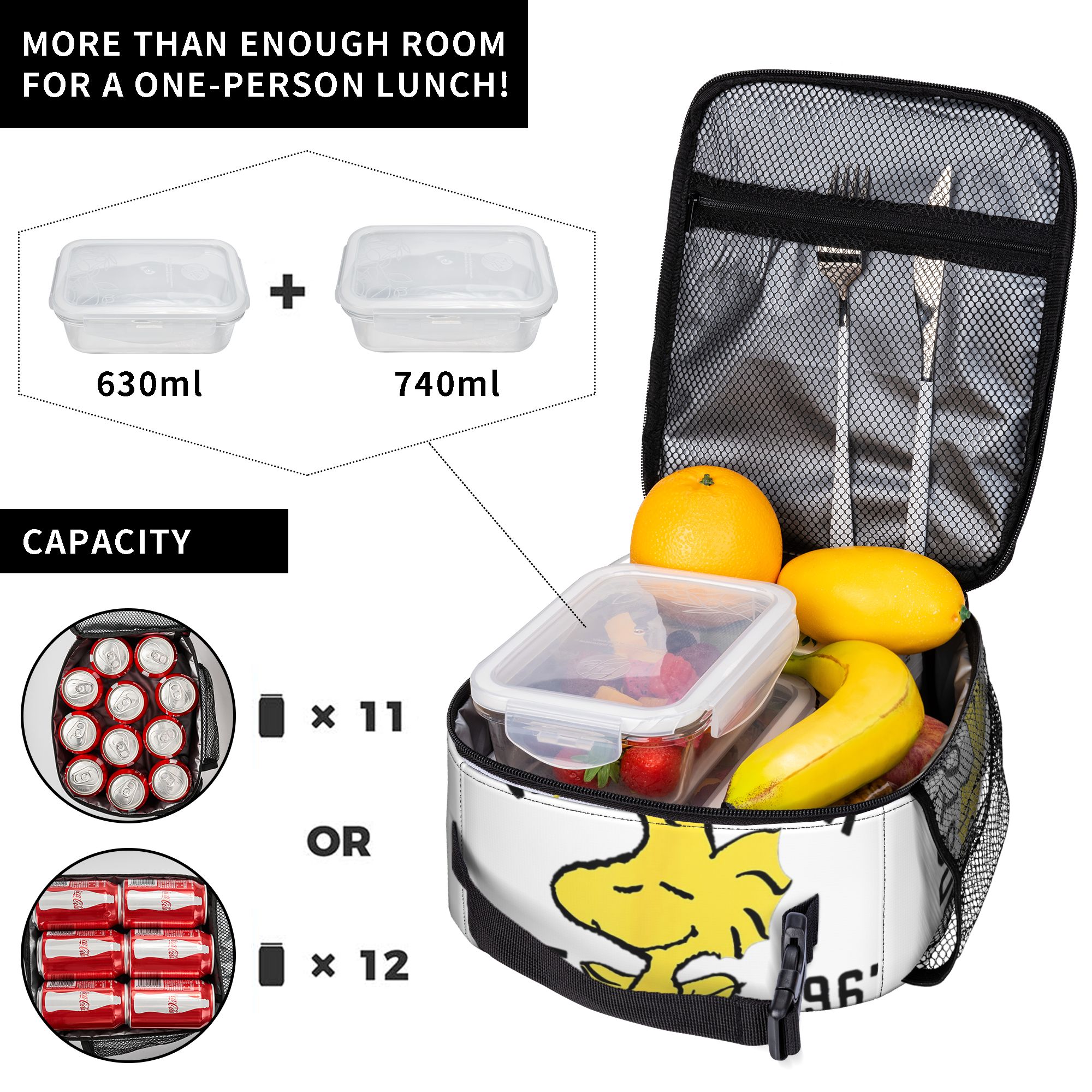 Peanuts Woodstock Snoopy Insul - Tote Bag Sublimation บทวิจารณ์และราคา