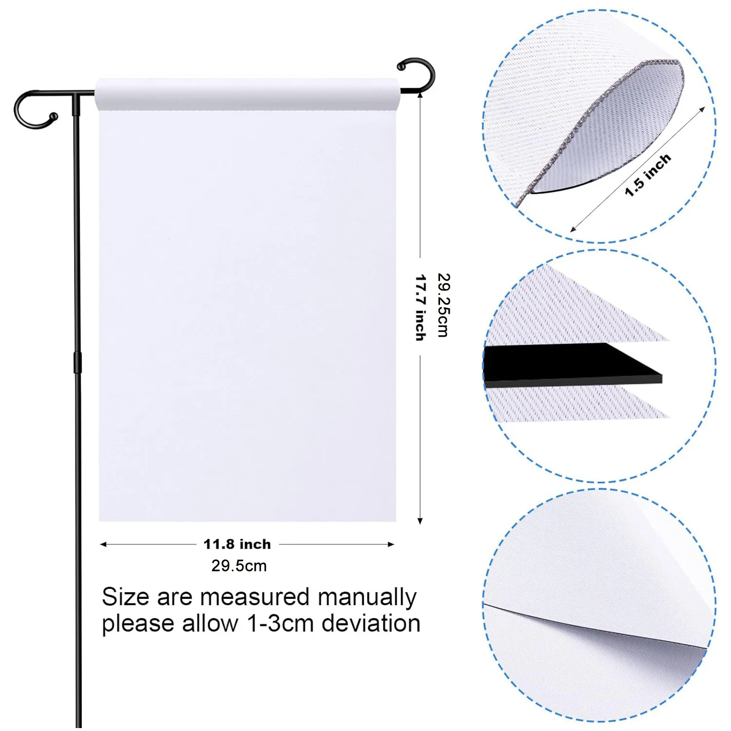 5pcs Double-Sided Blank Garden - Yard Sign Blank บทวิจารณ์และราคา