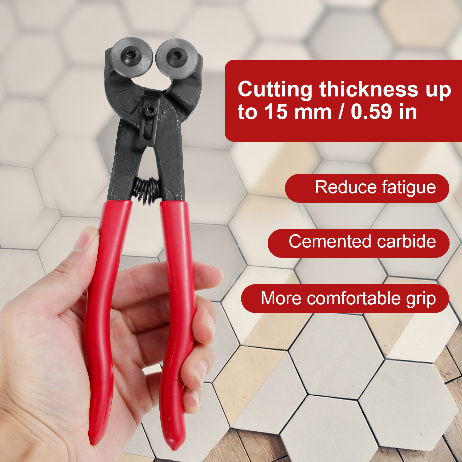 1/2Pcs Tile Nippers Mosaic Cut - Ceramic Tile Blank บทวิจารณ์และราคา