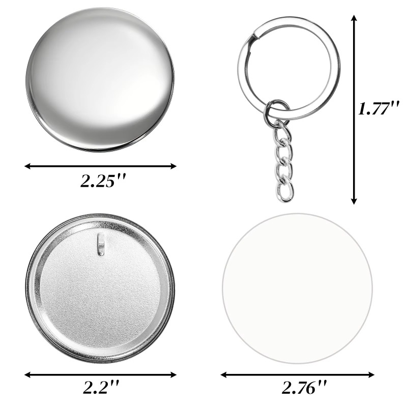100 Sets 58 Mm/ 44 Mm Button M - Button Badge Blank บทวิจารณ์และราคา
