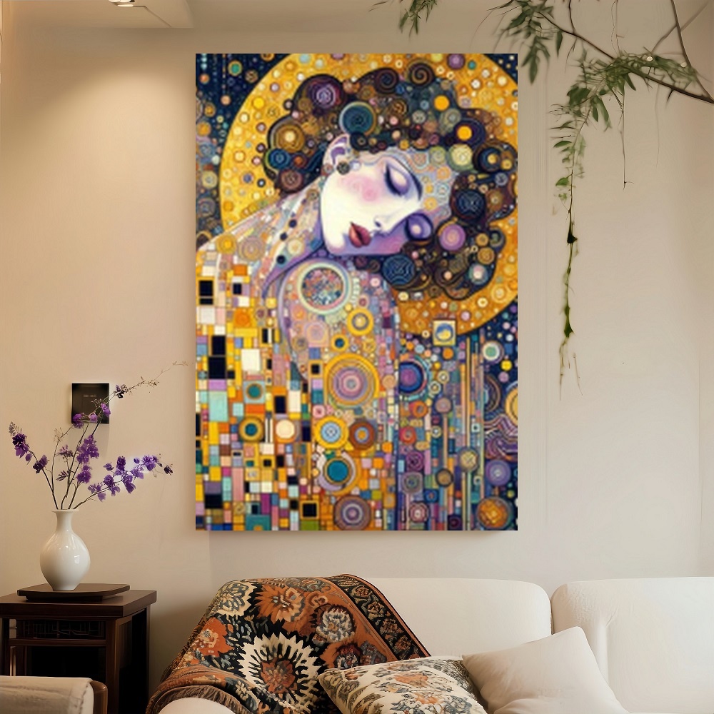 Framed S Gustav Klimt Inspired - Canvas Wrap Ready บทวิจารณ์และราคา
