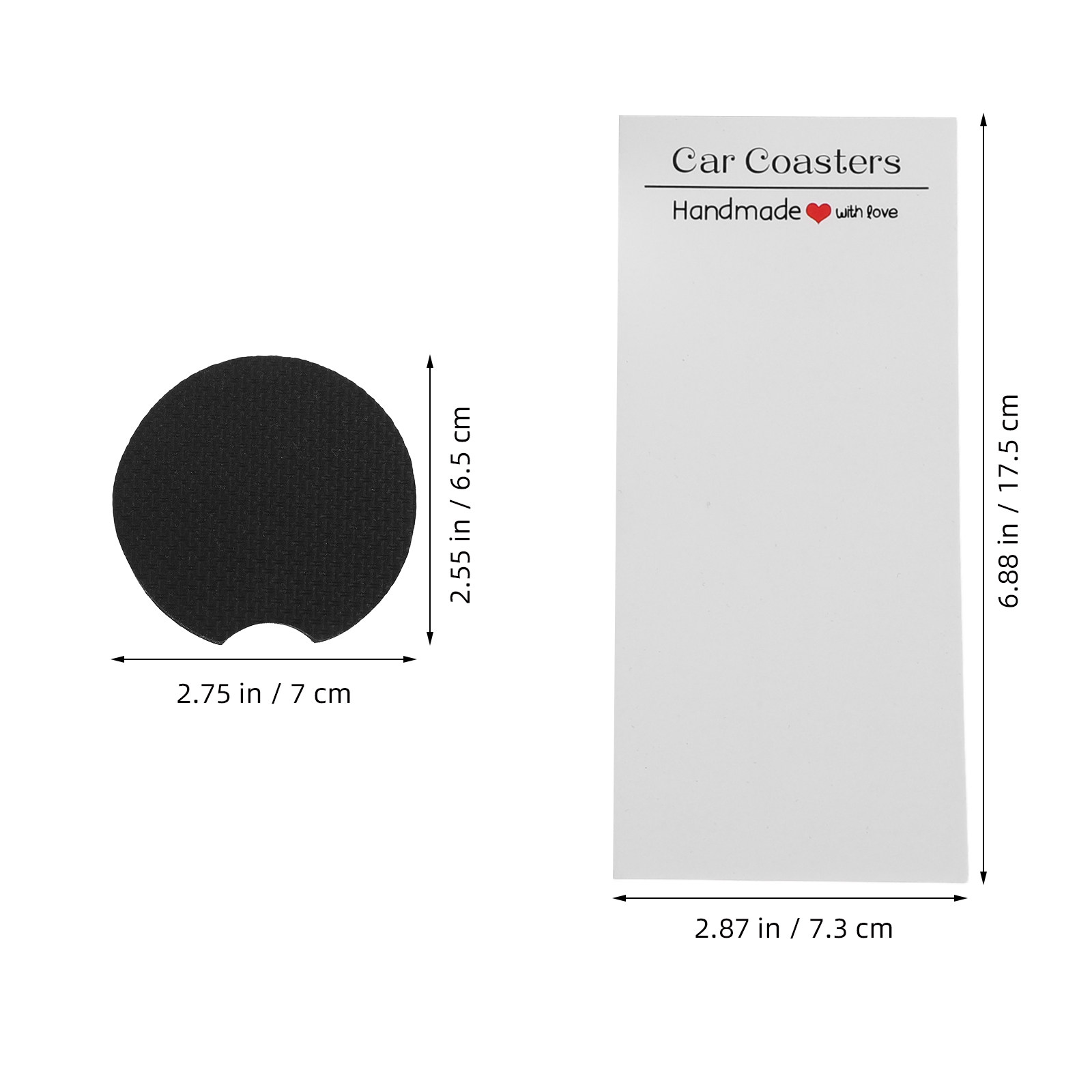 1Set Neoprene Car Cup Holder C - Coaster Sublimation Blank บทวิจารณ์และราคา