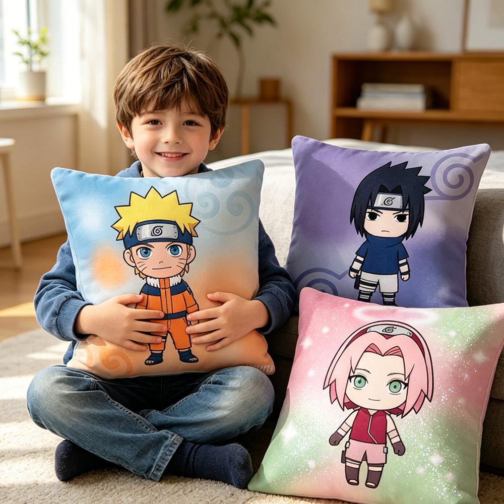 Uzumaki Naruto Fashion Decor T - Pillow Cover Sublimation บทวิจารณ์และราคา