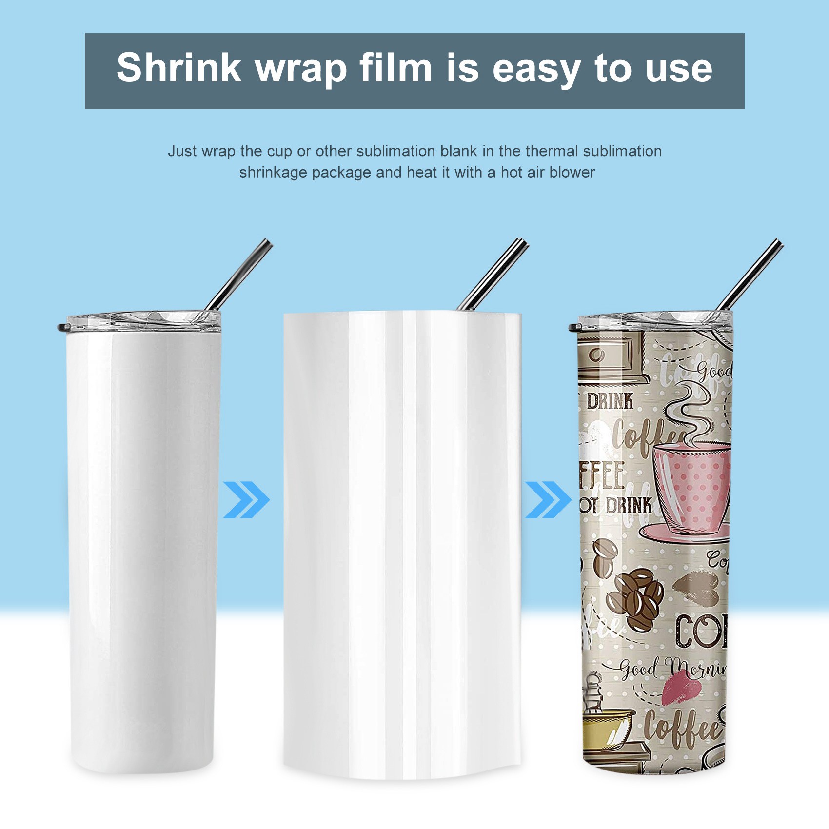 -FTGT 30Pcs Sublimation Shrink - Sublimation Mug White บทวิจารณ์และราคา