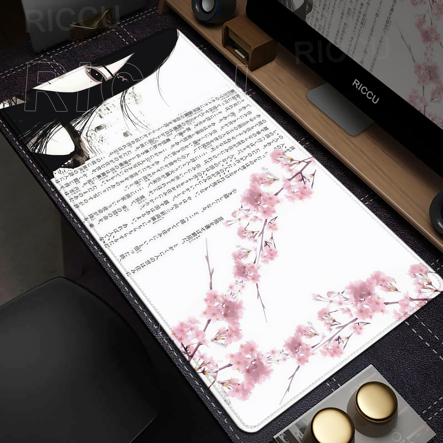 Anime Aesthetics Mousepad Blac - Mouse Pad Blank Sublimation บทวิจารณ์และราคา