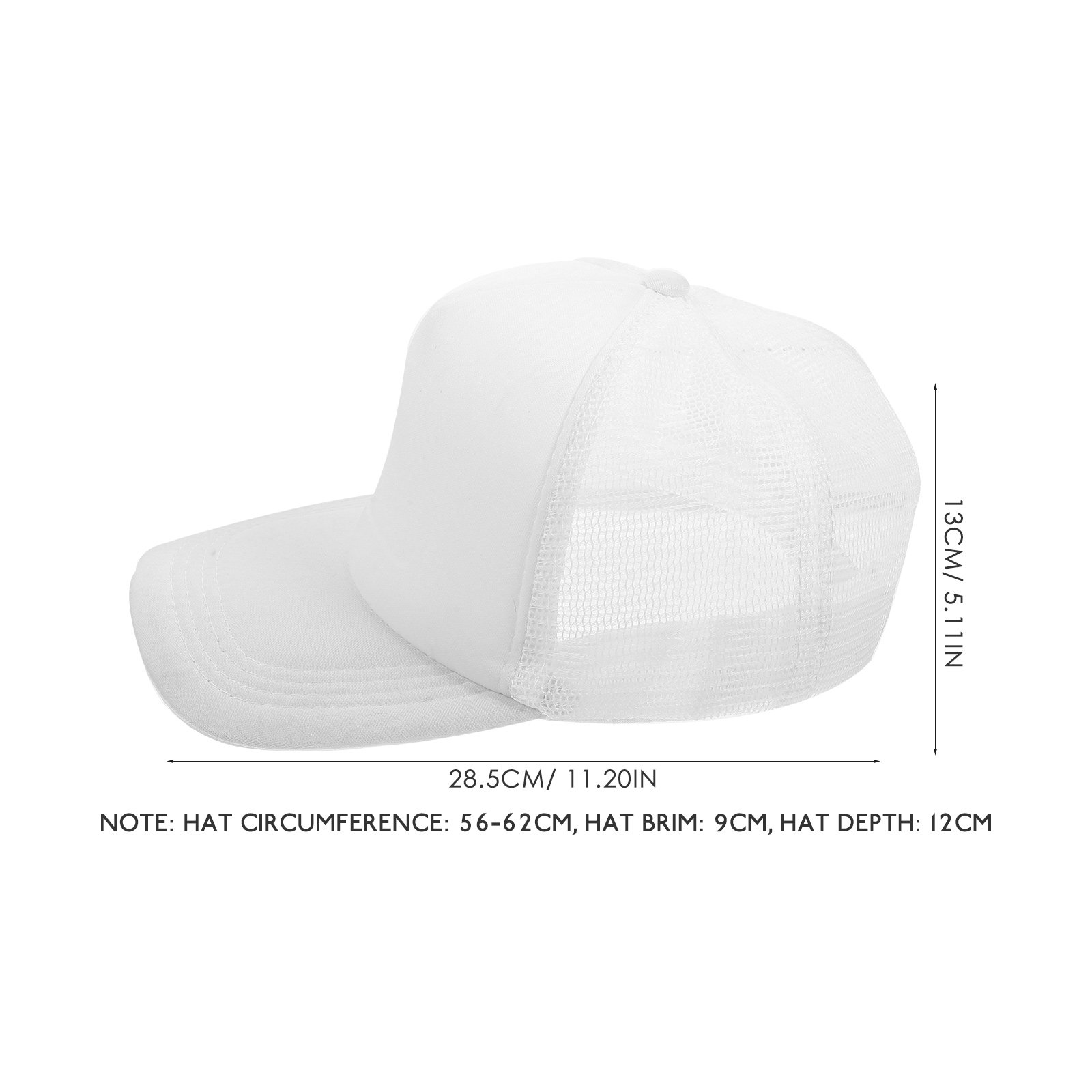10Pcs Blank Baseball Caps Mesh - Hat Sublimation Blank บทวิจารณ์และราคา