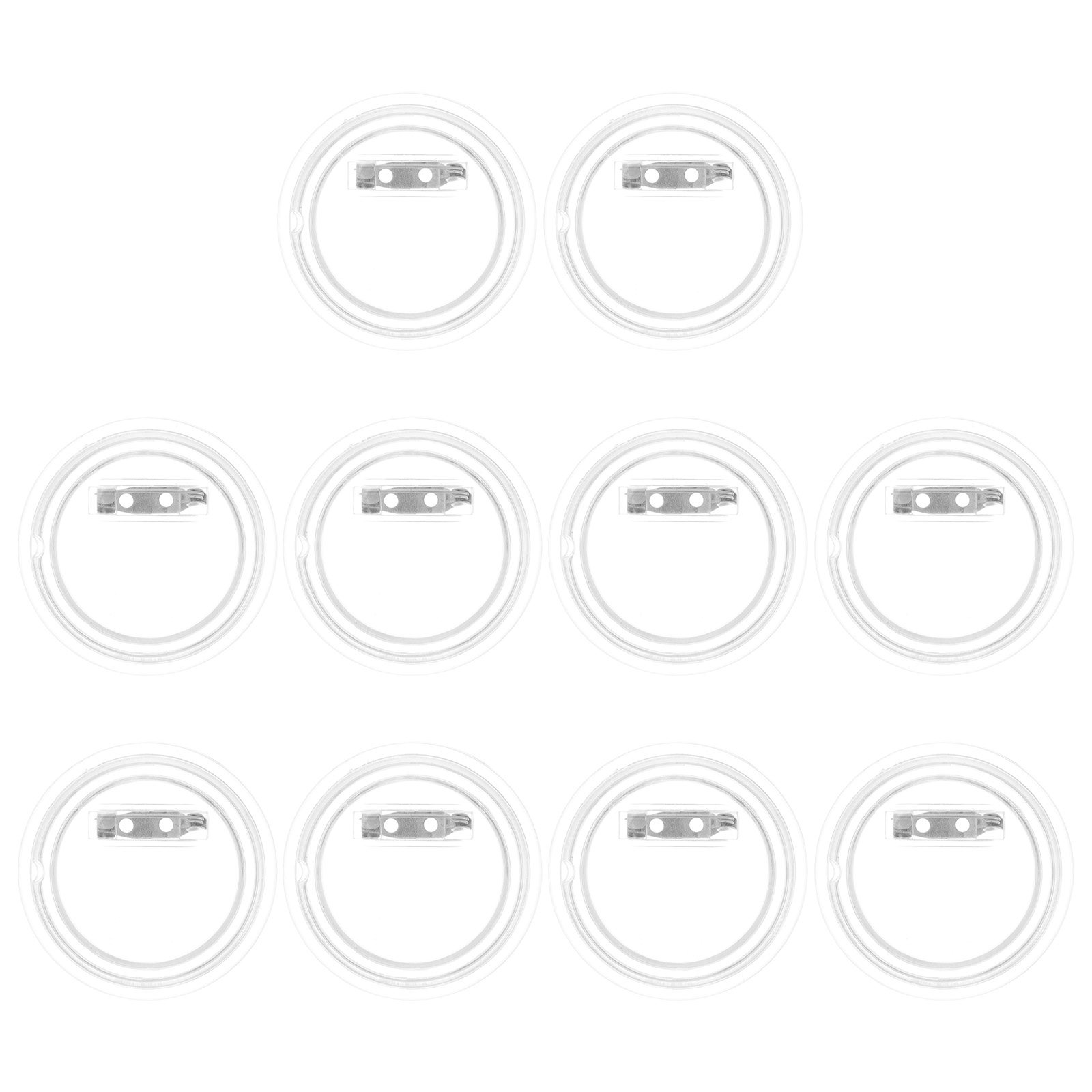 10Pcs Photo Buttons Acrylic Ba - Button Badge Blank บทวิจารณ์และราคา