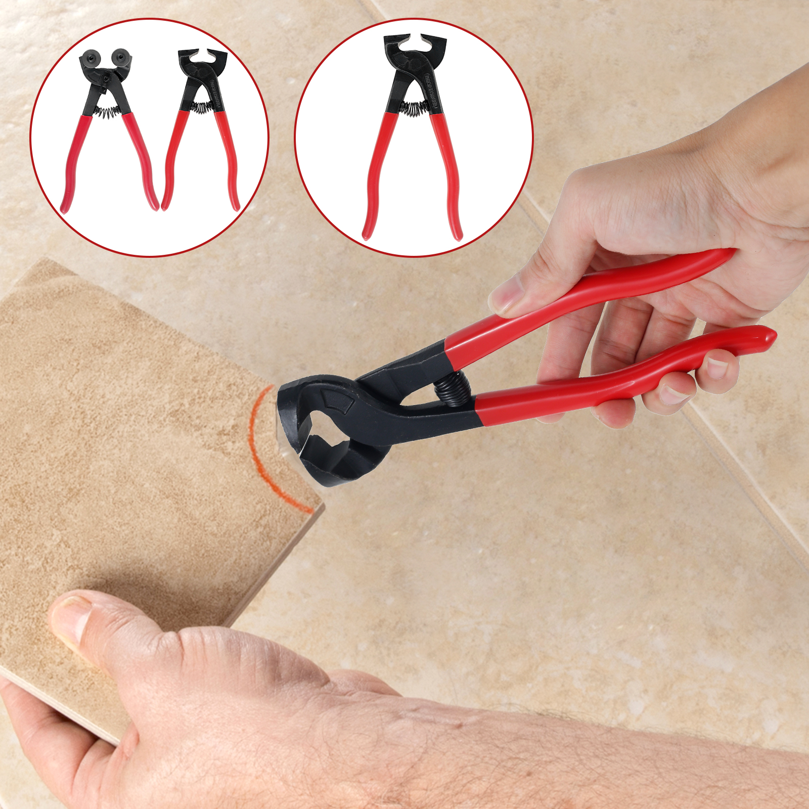 1/2 Pcs Glass Tile Nippers Set - Ceramic Tile Blank บทวิจารณ์และราคา