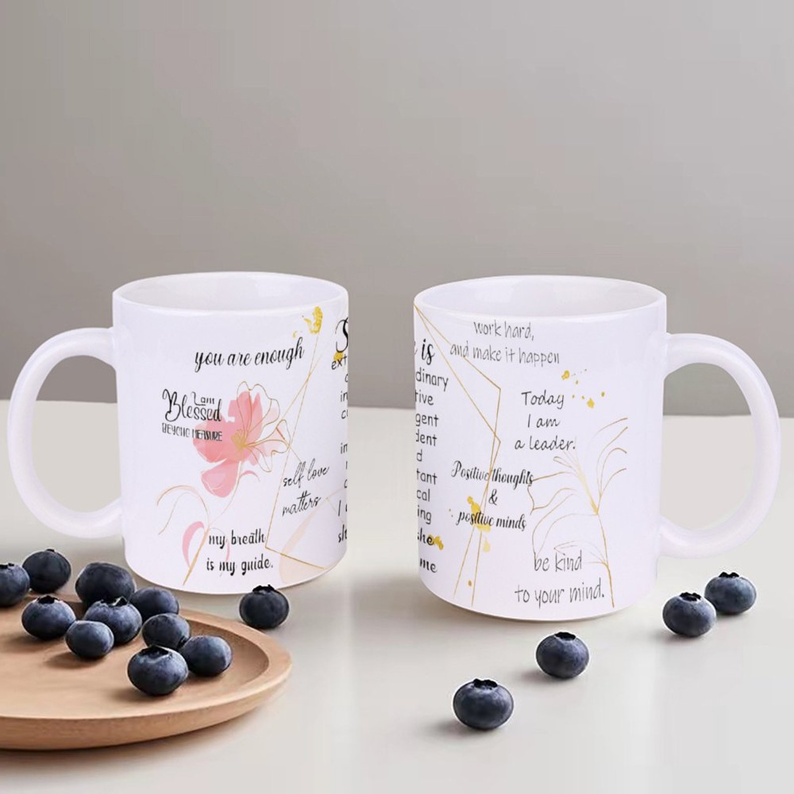 A Poster With A Quote About Sh - Sublimation Mug White บทวิจารณ์และราคา