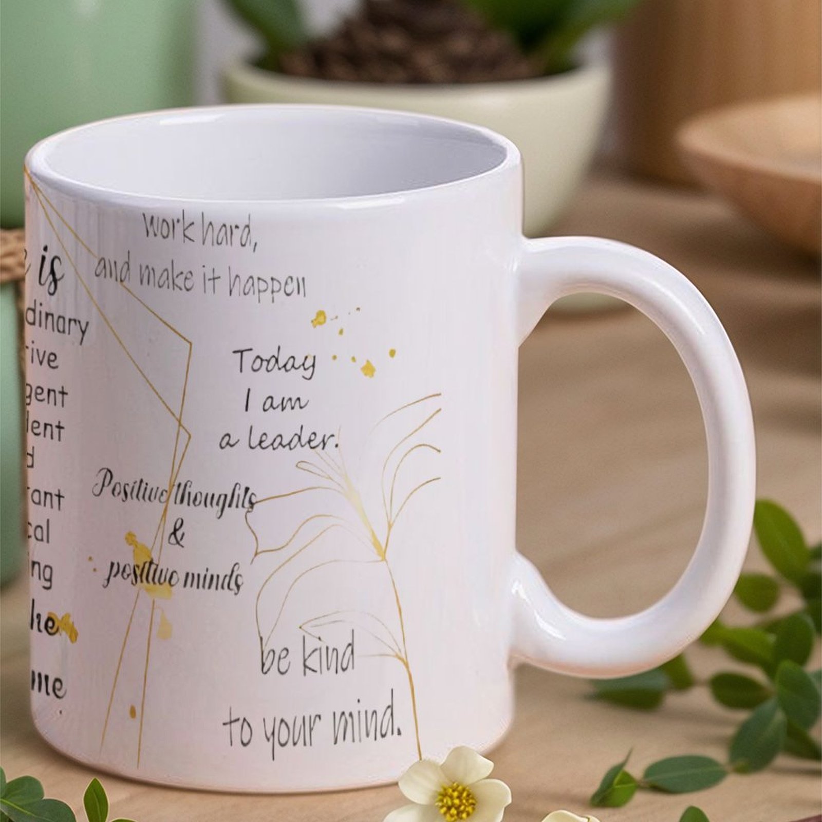 A Poster With A Quote About Sh - Sublimation Mug White บทวิจารณ์และราคา