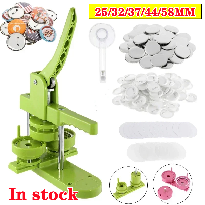 25/32/37/44MM Button Maker Mac - Button Badge Blank บทวิจารณ์และราคา