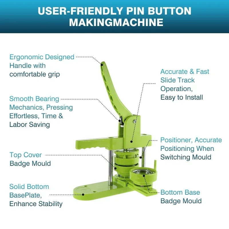 25/32/37/44MM Button Maker Mac - Button Badge Blank บทวิจารณ์และราคา