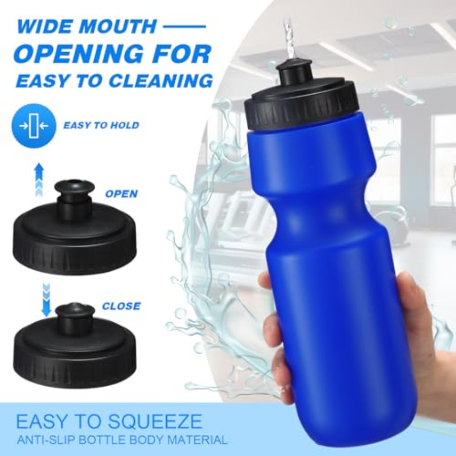 24 Pcs Sports Water Bottles Bu - Water Bottle Blank บทวิจารณ์และราคา