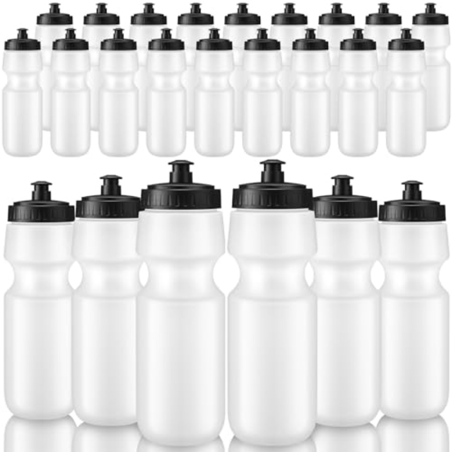 24 Pcs Sports Water Bottles Bu - Water Bottle Blank บทวิจารณ์และราคา