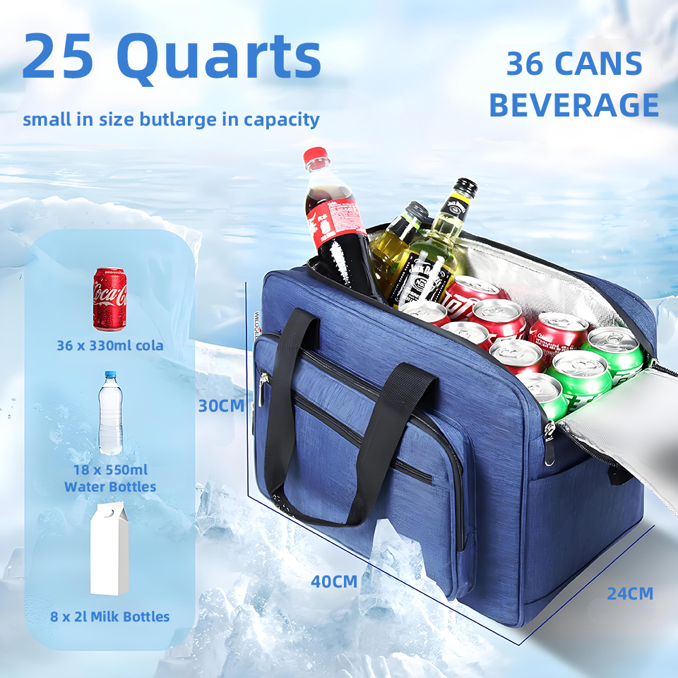 25L 3‑Layer Handheld Lunch Bag - Tote Bag Sublimation บทวิจารณ์และราคา