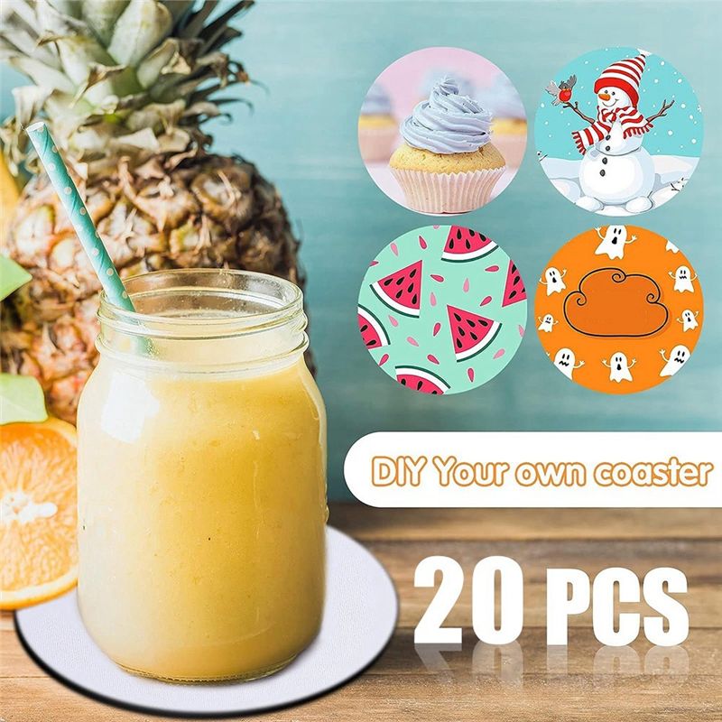 AB46-Sublimation Blank Coaster - Coaster Sublimation Blank บทวิจารณ์และราคา