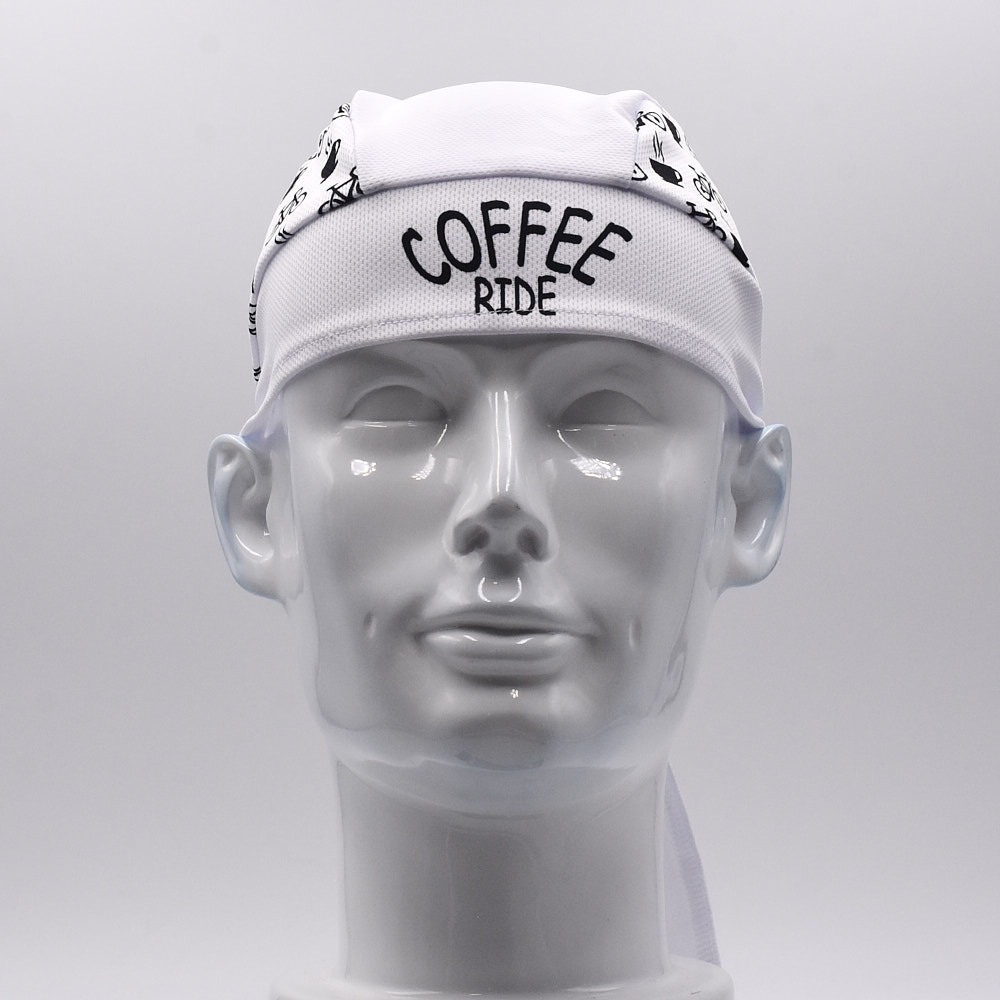 Classic Men White Cycling Cap  - Bandana Blank White บทวิจารณ์และราคา