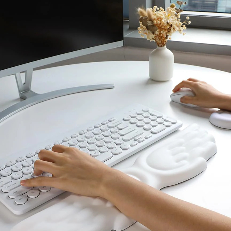Angel Wings Shaped Keyboard Mo - Mouse Pad Blank Sublimation บทวิจารณ์และราคา
