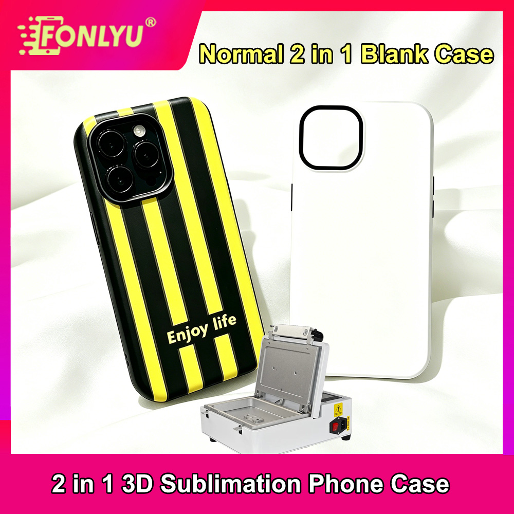 FONLYU 10pc 2 in 1 Blank Phone - Phone Case Blank Print บทวิจารณ์และราคา