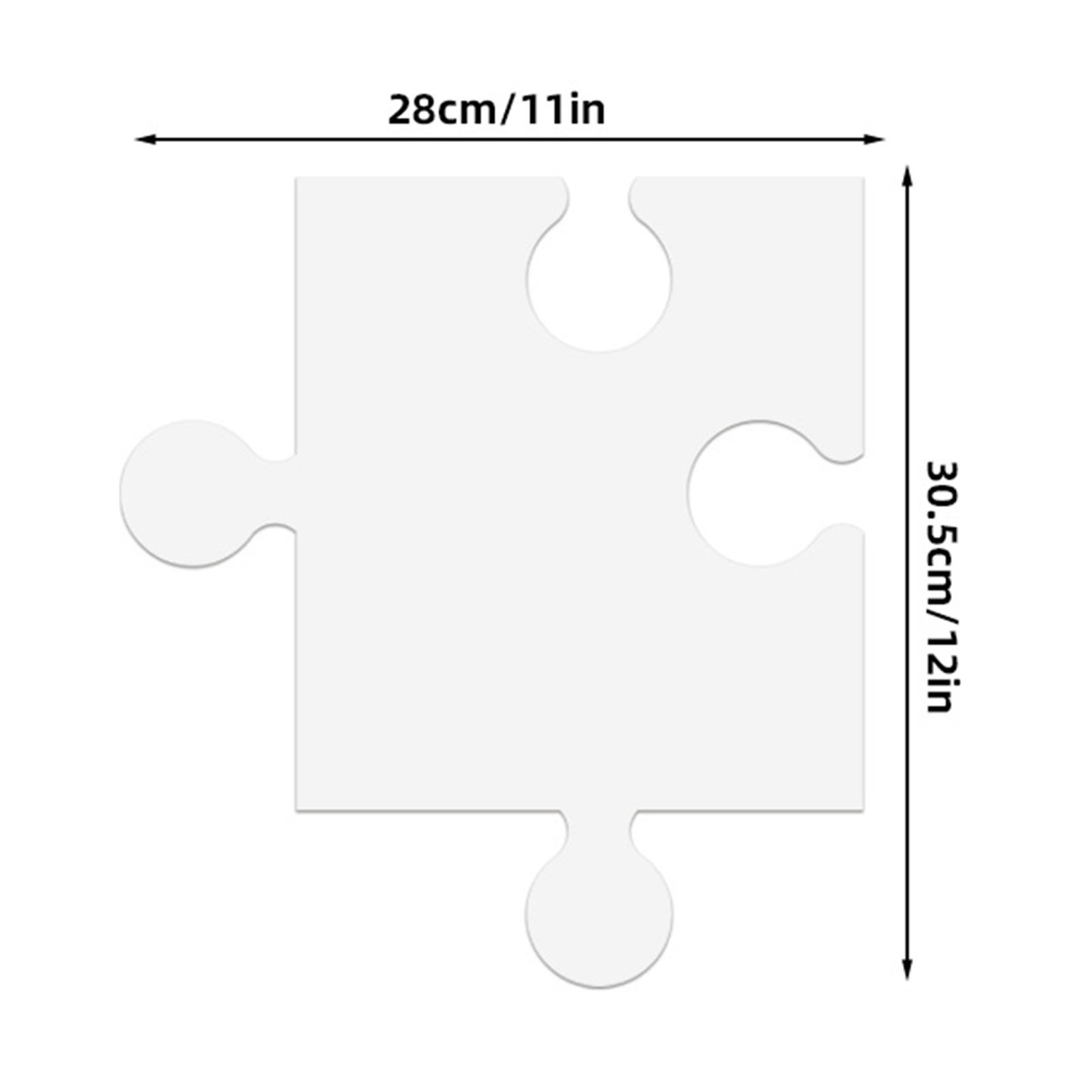 24Pcs White Cardboard Blank Ji - Puzzle Blank White บทวิจารณ์และราคา