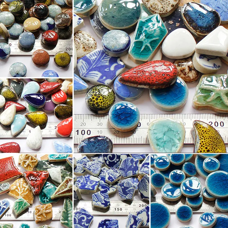 100g Oval Ceramic Mosaic Tiles - Ceramic Tile Blank บทวิจารณ์และราคา