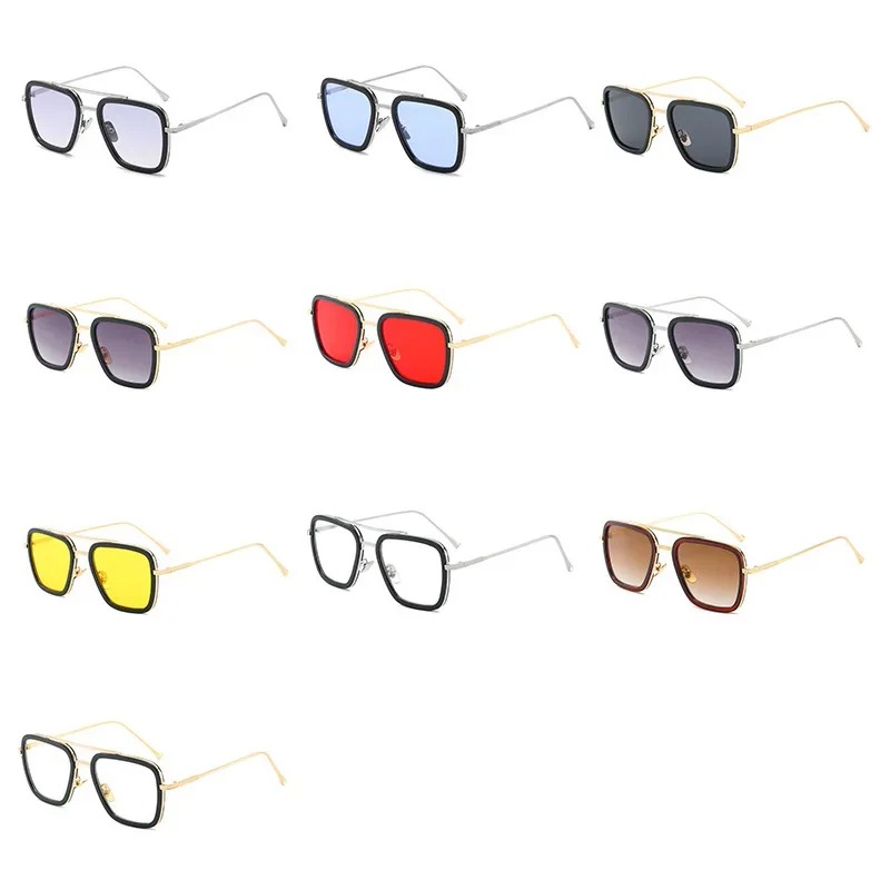 Steam Punk Tony Stark Sunglass - Metal Photo Panel บทวิจารณ์และราคา